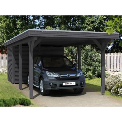 SKANHOLZ - Spessart - Schiefergrau - 355x846 cm - Carport SKANHOLZ - Spessart - Schiefergrau - 355x846 cm - Carport
