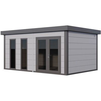 Telluria Gerätehaus Luminato 5436+ Hellgrau 538 cm x 358 cm Telluria Gerätehaus Luminato 5436+ Hellgrau 538 cm x 358 cm