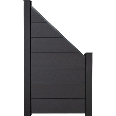 GroJaSolid Grande Schräg 90 cm x 180/90 cm Anthrazit GroJaSolid Grande Schräg 90 cm x 180/90 cm Anthrazit