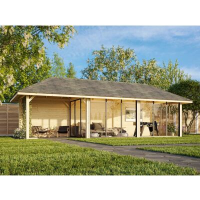 Palmako Pavillon Bianca Set 518 Slide Plus 876 x 300 cm Lackiert Weiß FSC® Palmako Pavillon Bianca Set 518 Slide Plus 876 x 300 cm Lackiert Weiß FSC®