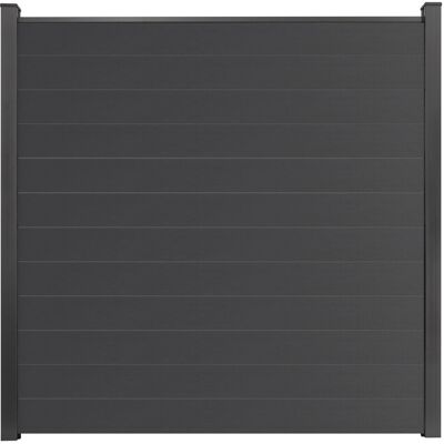GroJa Steckzaun Schmal Basicline 180 cm x 180 cm Anthrazit GroJa Steckzaun Schmal Basicline 180 cm x 180 cm Anthrazit
