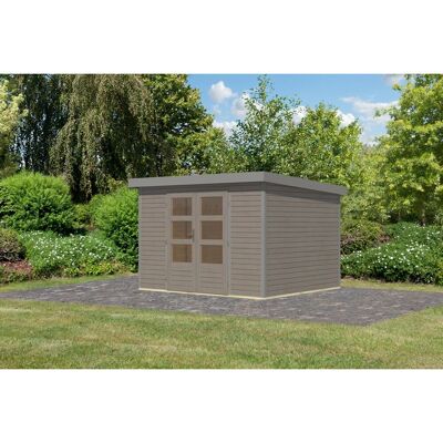 Karibu Gartenhaus Diego 5 D Wassergrau/Graualuminium 209 x 298 x 242 cm Karibu Gartenhaus Diego 5 D Wassergrau/Graualuminium 209 x 298 x 242 cm