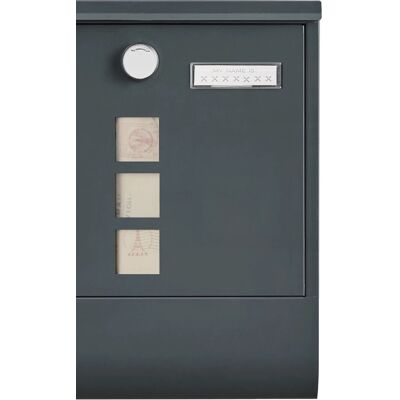 Songmics Briefkasten Post Abschließbar Anthrazit Songmics Briefkasten Post Abschließbar Anthrazit
