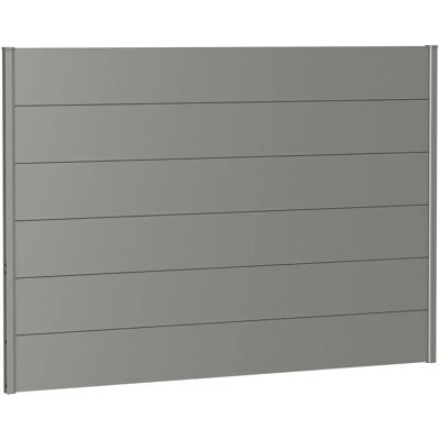 Biohort Sichtschutz - Silber Stahlzaunelement, 137cm x 194cm Biohort Sichtschutz - Silber Stahlzaunelement, 137cm x 194cm