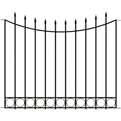Floraworld Dekor-Zaunmatte Wave Anthrazit 102,5 cm x 126 cm Floraworld Dekor-Zaunmatte Wave Anthrazit 102,5 cm x 126 cm