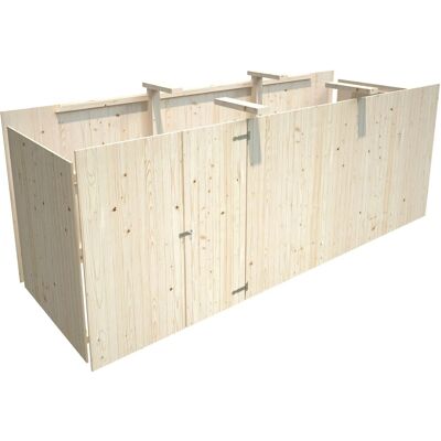 Palmako Gerätehaus Karl 555 x 196 cm - unbehandeltes nordisches Fichtenholz Palmako Gerätehaus Karl 555 x 196 cm - unbehandeltes nordisches Fichtenholz