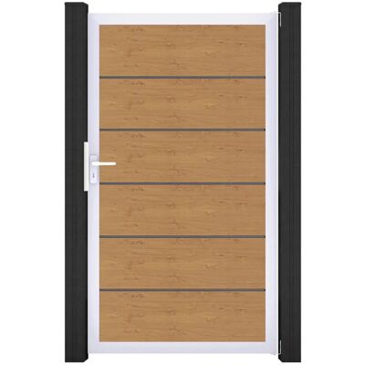GroJa Tor 1-flg. Basicline Premium 100 cm x 180 cm Asteiche Natur Rahmen EV1 GroJa Tor 1-flg. Basicline Premium 100 cm x 180 cm Asteiche Natur Rahmen EV1