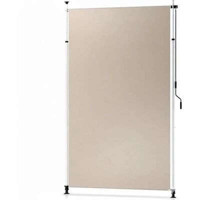 Sol Royal Klemmmarkise Senkrechtmarkise Außen SolVision KM5 100x310cm Beige Sol Royal Klemmmarkise Senkrechtmarkise Außen SolVision KM5 100x310cm Beige