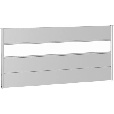 BIOHORT 91x194 cm Sichtschutz - Metall Grau BIOHORT 91x194 cm Sichtschutz - Metall Grau