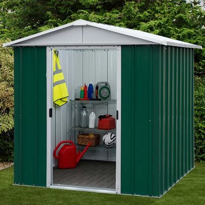 Yardmaster Bayern Stahl-Gartenhaus - 3m x 2,2m - Metall, Grün Yardmaster Bayern Stahl-Gartenhaus - 3m x 2,2m - Metall, Grün