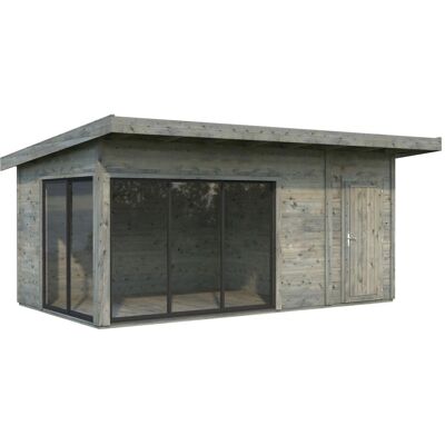 Palmako Holz-Gartenhaus Andrea Slide Pultdach Tauchgrundiert 530 cm x 300 cm Palmako Holz-Gartenhaus Andrea Slide Pultdach Tauchgrundiert 530 cm x 300 cm