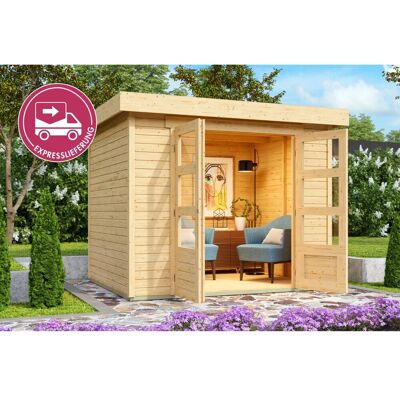 Karibu Express Gartenhaus Speedy B Naturbelassen 242 cm x 217 cm Karibu Express Gartenhaus Speedy B Naturbelassen 242 cm x 217 cm
