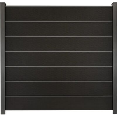 GroJa Solid Grande Premium Steckzaunsystem 180 x 180 cm Schwarz GroJa Solid Grande Premium Steckzaunsystem 180 x 180 cm Schwarz