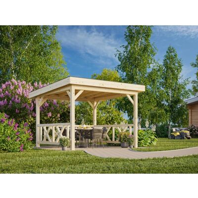 Palmako Pavillon Lenna Set 301 300 x 300 cm Lackiert Weiß FSC® Palmako Pavillon Lenna Set 301 300 x 300 cm Lackiert Weiß FSC®