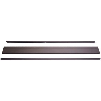 MCW Abschluss-Set für WPC-Sichtschutz Savoie Abschlussprofil Windschutz Alu-Pfosten 180cm anthrazit MCW Abschluss-Set für WPC-Sichtschutz Savoie Abschlussprofil Windschutz Alu-Pfosten 180cm anthrazit