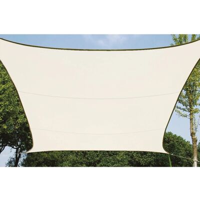 Perel Sonnensegel rechteckig 2 x 3 m Cremefarben Perel Sonnensegel rechteckig 2 x 3 m Cremefarben