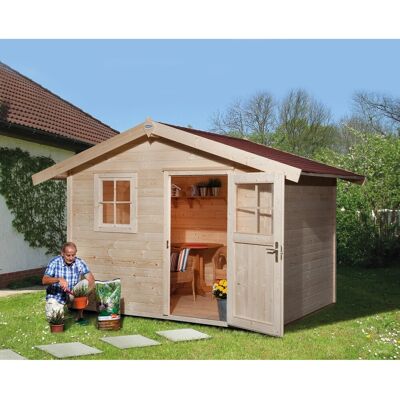 OBI Outdoor Living Holz-Gartenhaus Bozen A Satteldach Unbehandelt OBI Outdoor Living Holz-Gartenhaus Bozen A Satteldach Unbehandelt
