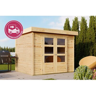 Karibu Express Gartenhaus Speedy A Naturbelassen 213 cm x 217 cm Karibu Express Gartenhaus Speedy A Naturbelassen 213 cm x 217 cm