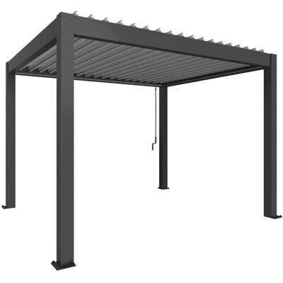 Biohort Pergola 3,5 m x 3 m Dunkelgrau-Metallic/Silber-Metallic Biohort Pergola 3,5 m x 3 m Dunkelgrau-Metallic/Silber-Metallic