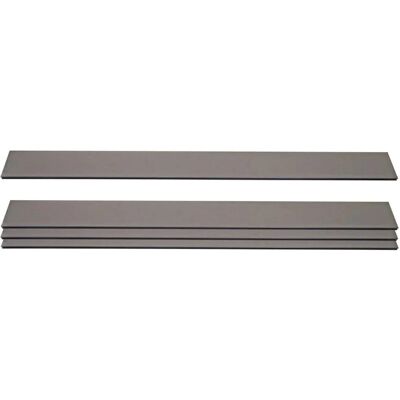 MCW 4er Set Latten Für WPC-Sichtschutz Savoie Bretter Windschutz Ca. 1qm - 180cm Grau MCW 4er Set Latten Für WPC-Sichtschutz Savoie Bretter Windschutz Ca. 1qm - 180cm Grau