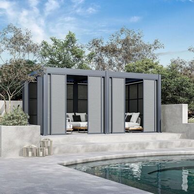 Weide Sichtschutz Textil Für Pergola Schiebepaneel Anthrazit3.6 Meter Anthrazit Weide Sichtschutz Textil Für Pergola Schiebepaneel Anthrazit3.6 Meter Anthrazit