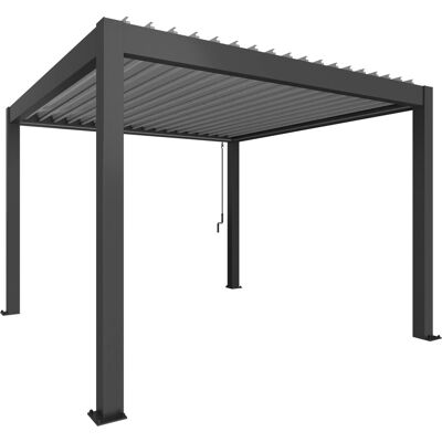 Biohort Pergola 3,5 m x 3,5 m Dunkelgrau-Metallic/Silber-Metallic Biohort Pergola 3,5 m x 3,5 m Dunkelgrau-Metallic/Silber-Metallic