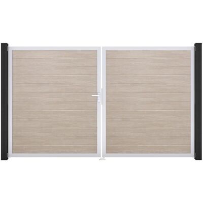 GroJa Tor 2-flg. Basicline Schmal Sheffield Oak EV1 306 cm x 180 cm DIN Links GroJa Tor 2-flg. Basicline Schmal Sheffield Oak EV1 306 cm x 180 cm DIN Links