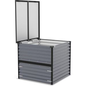 Vitavia Komposter Tami Granit-Schwarz 99 cm x 99 cm x 87 cm Vitavia Komposter Tami Granit-Schwarz 99 cm x 99 cm x 87 cm