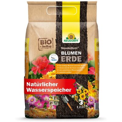 Neudorff NeudoHum BlumenErde 3 l torffrei Neudorff NeudoHum BlumenErde 3 l torffrei