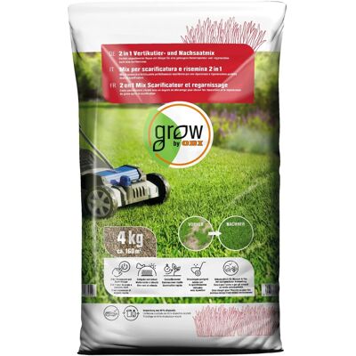 GROW by OBI OBI 2 in 1 Vertikutier- und Nachsaatmix 4 kg GROW by OBI OBI 2 in 1 Vertikutier- und Nachsaatmix 4 kg