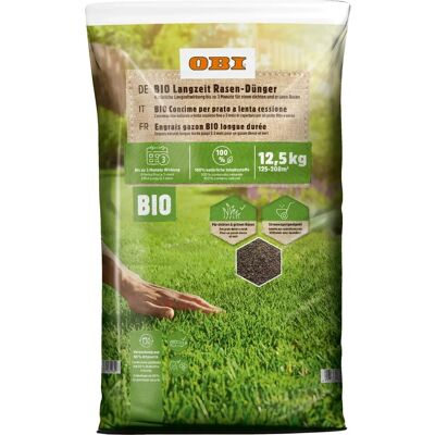 GROW by OBI Obi Bio Langzeit-Rasendünger 12,5 kg GROW by OBI Obi Bio Langzeit-Rasendünger 12,5 kg