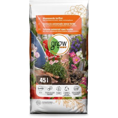 GROW by OBI Blumenerde Torffrei 45 l GROW by OBI Blumenerde Torffrei 45 l