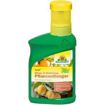 Neudorff Azet Zitrus- & MediterranpflanzenDünger flüssig 250 ml Neudorff Azet Zitrus- & MediterranpflanzenDünger flüssig 250 ml