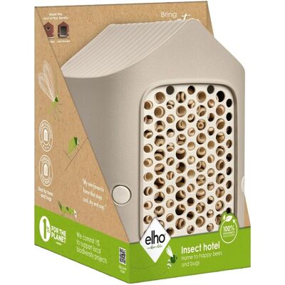 Elho Insektenhotel Cosy 18 cm Beige-Weiß Elho Insektenhotel Cosy 18 cm Beige-Weiß