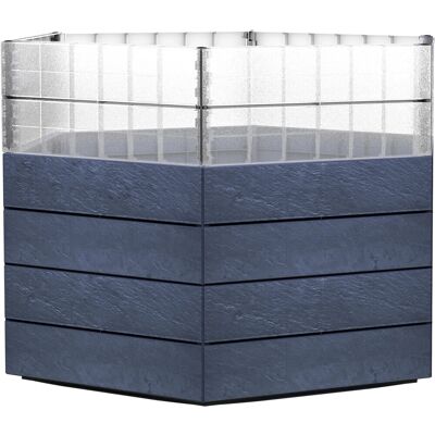Garantia Hochbeet Ergo Turbo L 75 Stone Garantia Hochbeet Ergo Turbo L 75 Stone
