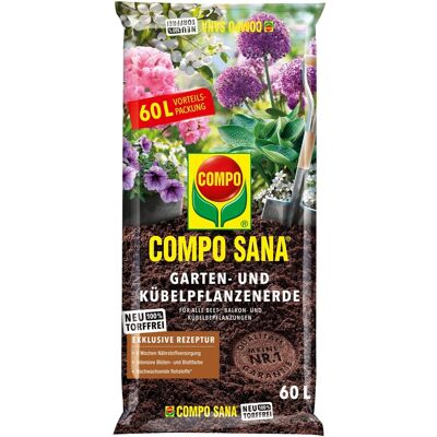 Compo Sana Garten- und Balkonkastenerde torffrei 60 l Compo Sana Garten- und Balkonkastenerde torffrei 60 l