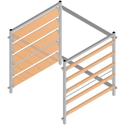 bellissa Erweiterungsset Komposter Holz/Metall L, L 102 x B 5.4 x H 100 cm bellissa Erweiterungsset Komposter Holz/Metall L, L 102 x B 5.4 x H 100 cm