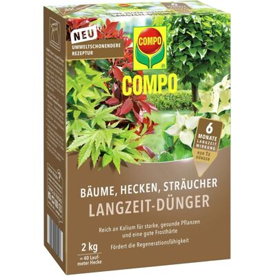Compo Bäume, Hecken, Sträucher Langzeit-Dünger 2 kg Compo Bäume, Hecken, Sträucher Langzeit-Dünger 2 kg