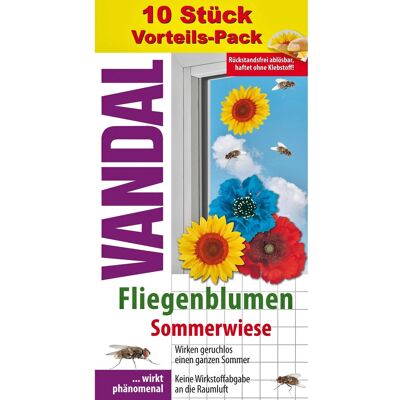 Vandal Fenster-Fliegenblumen Sommerwiese 10 Stück Vandal Fenster-Fliegenblumen Sommerwiese 10 Stück
