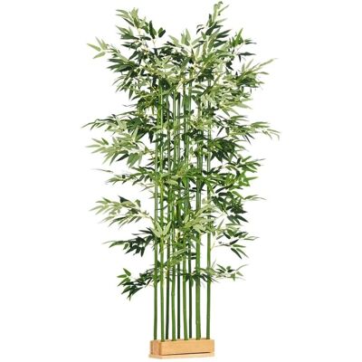 HOMCOM Künstliche Pflanze Polyester Bambus Ø35 x 180H cm HOMCOM Künstliche Pflanze Polyester Bambus Ø35 x 180H cm