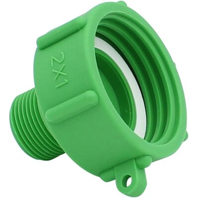 Graf Otto IBC Adapter - Grobgewinde auf Feingewinde - 2 auf 1 Zoll Graf Otto IBC Adapter - Grobgewinde auf Feingewinde - 2 auf 1 Zoll