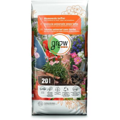 GROW by OBI Blumenerde Torffrei 2.640 l (132 x 20 l) 1 Palette GROW by OBI Blumenerde Torffrei 2.640 l (132 x 20 l) 1 Palette