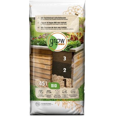 GROW by OBI BIO Holzhäcksel naturbelassen, 45l GROW by OBI BIO Holzhäcksel naturbelassen, 45l