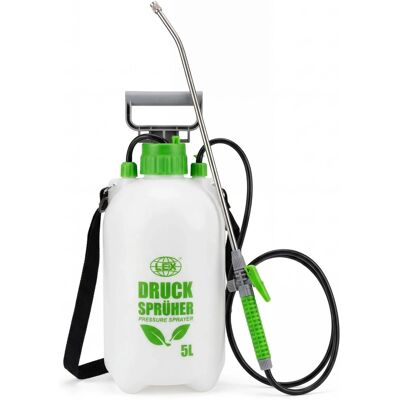 BigDean Drucksprüher 5 Liter 3 Bar Sprühstange Düse Aus Edelstahl Lanze Schlauch BigDean Drucksprüher 5 Liter 3 Bar Sprühstange Düse Aus Edelstahl Lanze Schlauch