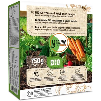 GROW by OBI BIO Garten- und Hochbeet-Dünger, 750 g GROW by OBI BIO Garten- und Hochbeet-Dünger, 750 g