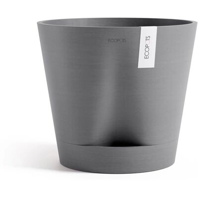 Ecopots Venice 2 Grau - Selbstbewässerung, Recyclingplastik, 4L - Blumentopf Ecopots Venice 2 Grau - Selbstbewässerung, Recyclingplastik, 4L - Blumentopf