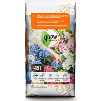 GROW by OBI Hortensien- und Rhododendronerde Torffrei 45 l GROW by OBI Hortensien- und Rhododendronerde Torffrei 45 l