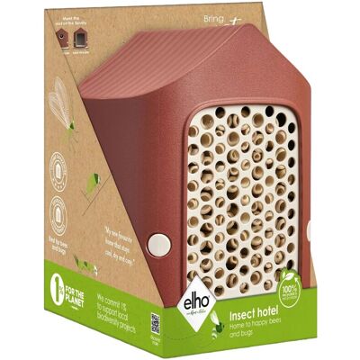 Elho Insektenhotel Cosy 18 cm Rot-Weiß Elho Insektenhotel Cosy 18 cm Rot-Weiß