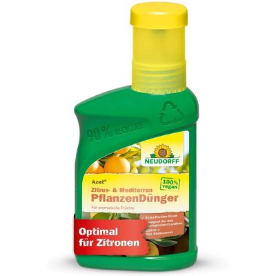 Neudorff Azet Zitrus- & MediterranpflanzenDünger flüssig 250 ml Neudorff Azet Zitrus- & MediterranpflanzenDünger flüssig 250 ml