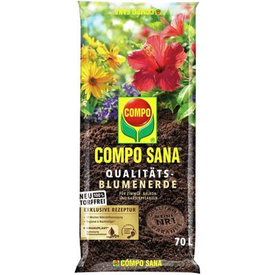 Compo Sana Qualitäts-Blumenerde Torffrei 39 x 70 l Compo Sana Qualitäts-Blumenerde Torffrei 39 x 70 l